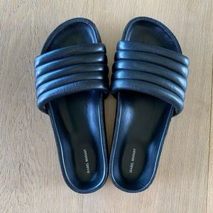 Isabel Marant leather slides